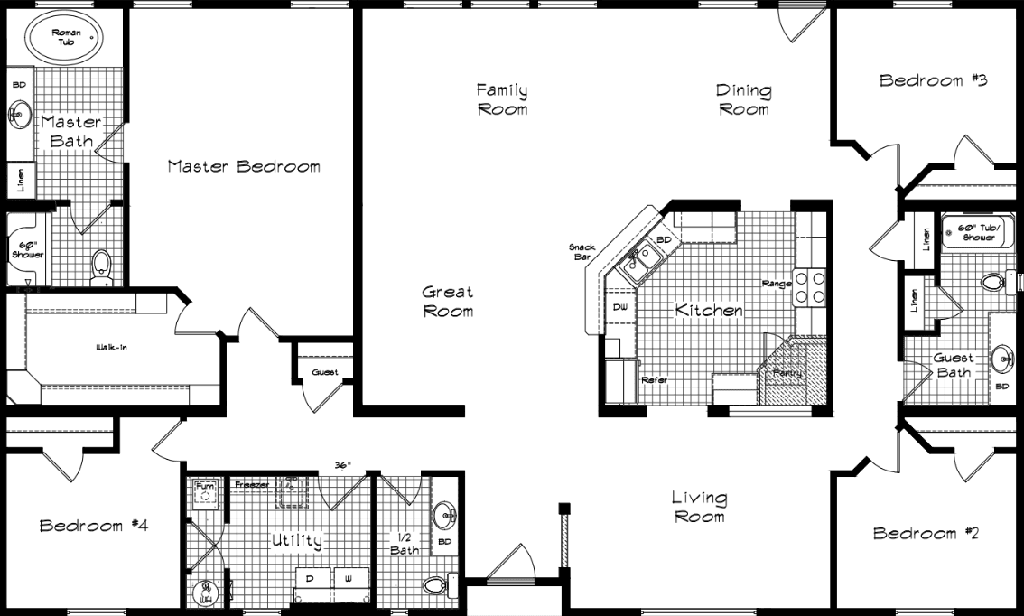 Cedar canyon 2062 floor plan home features