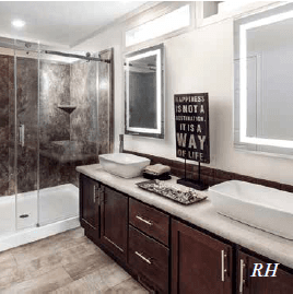 Spectra rh bathroom home features