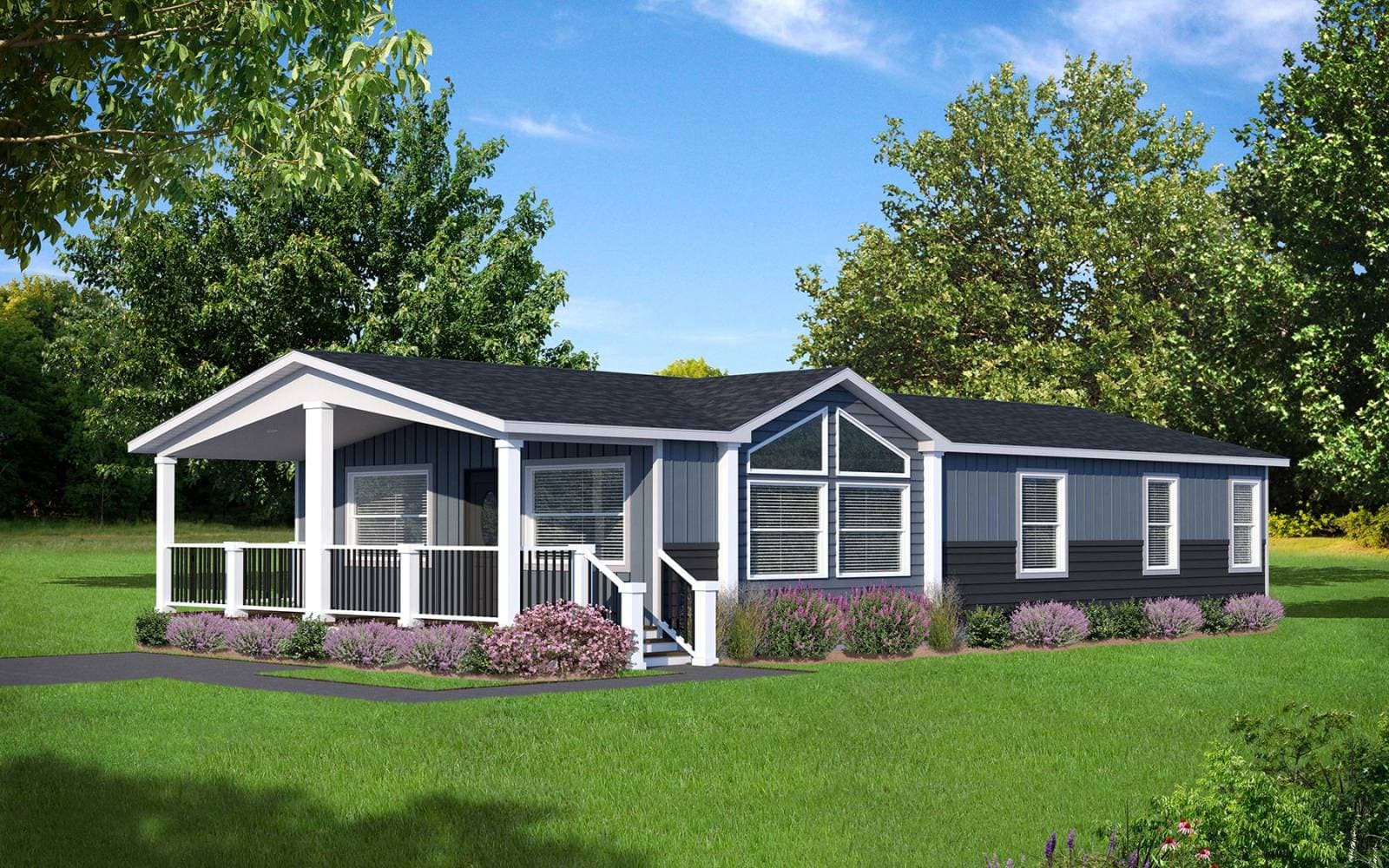 Hillcrest g827 elevation and exterior home features