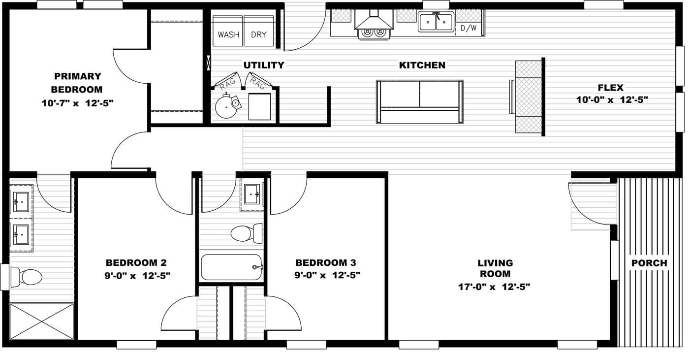 Johnny b goode floor plan home features