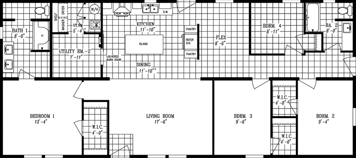 Brown eyed girl floor plan home features