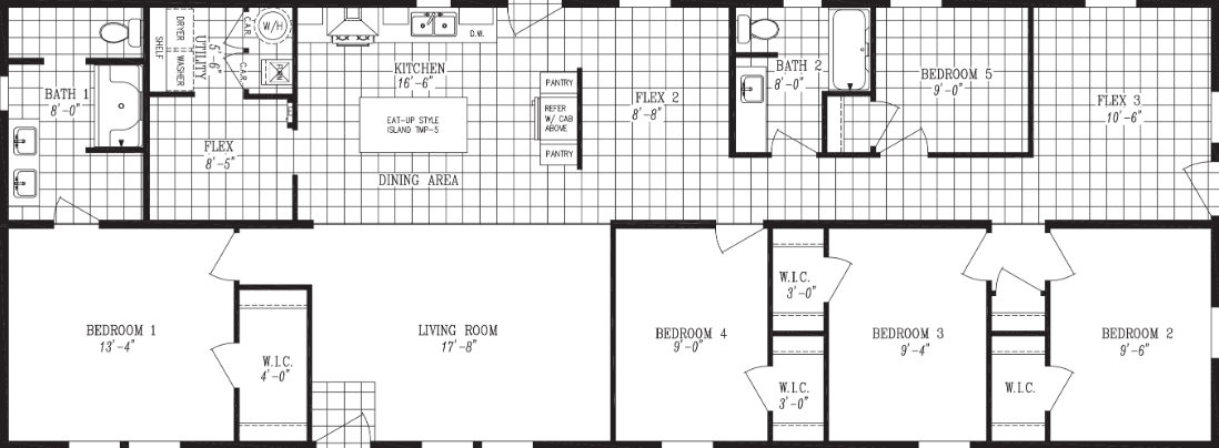 Hey jude floor plan home features