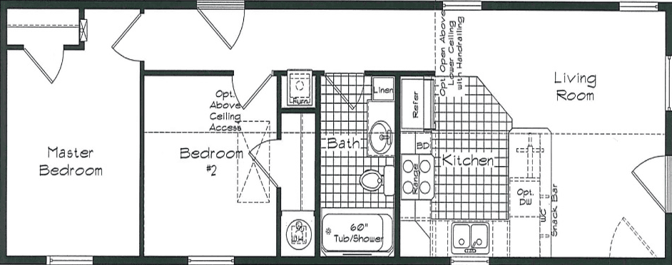 Cedar canyon 2071-3 floor plan home features