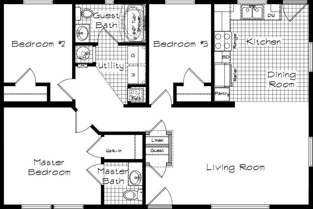 Cedar canyon 2002 floor plan home features